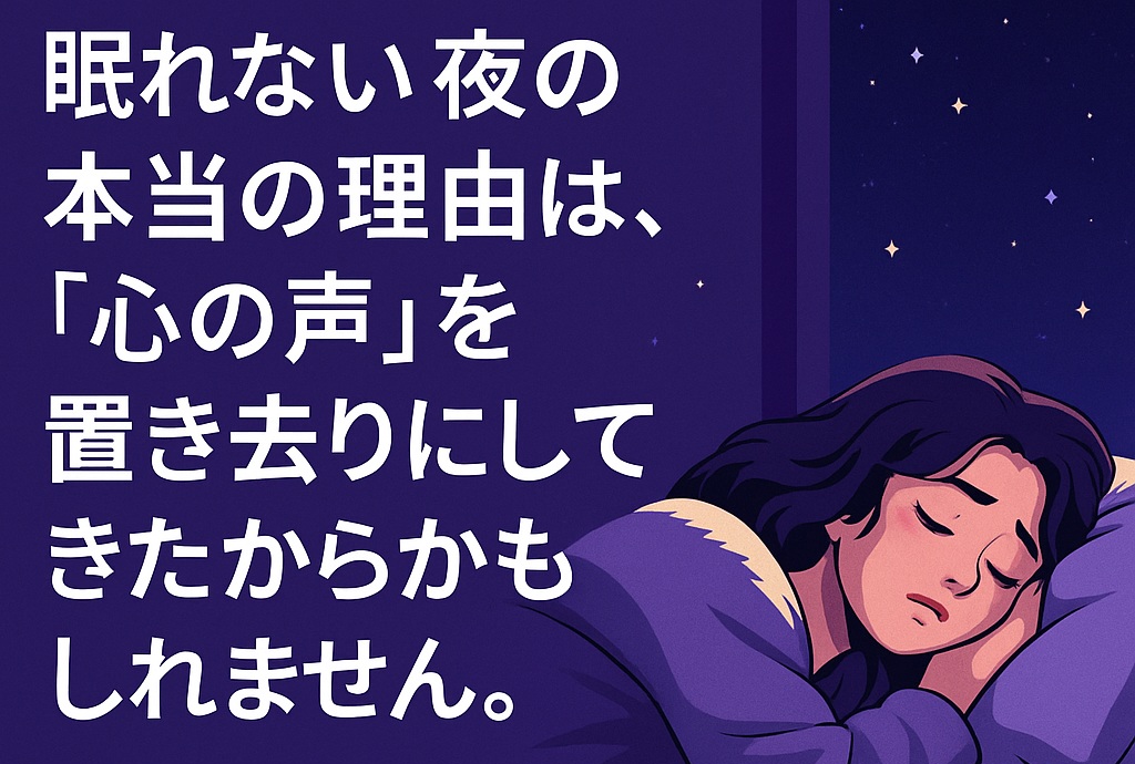 眠れない本当の理由