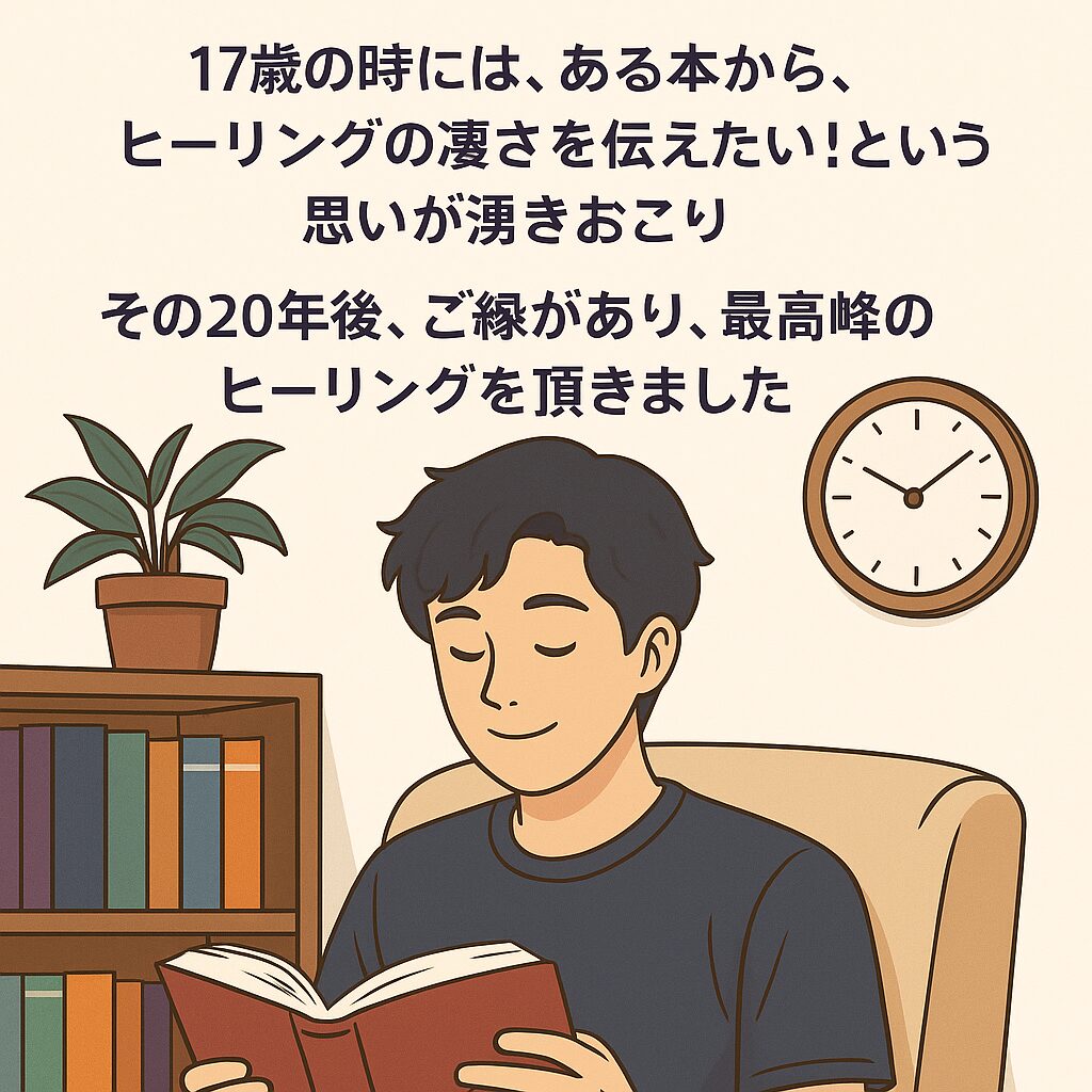 17歳でヒーリングの凄さを伝えたいという想い