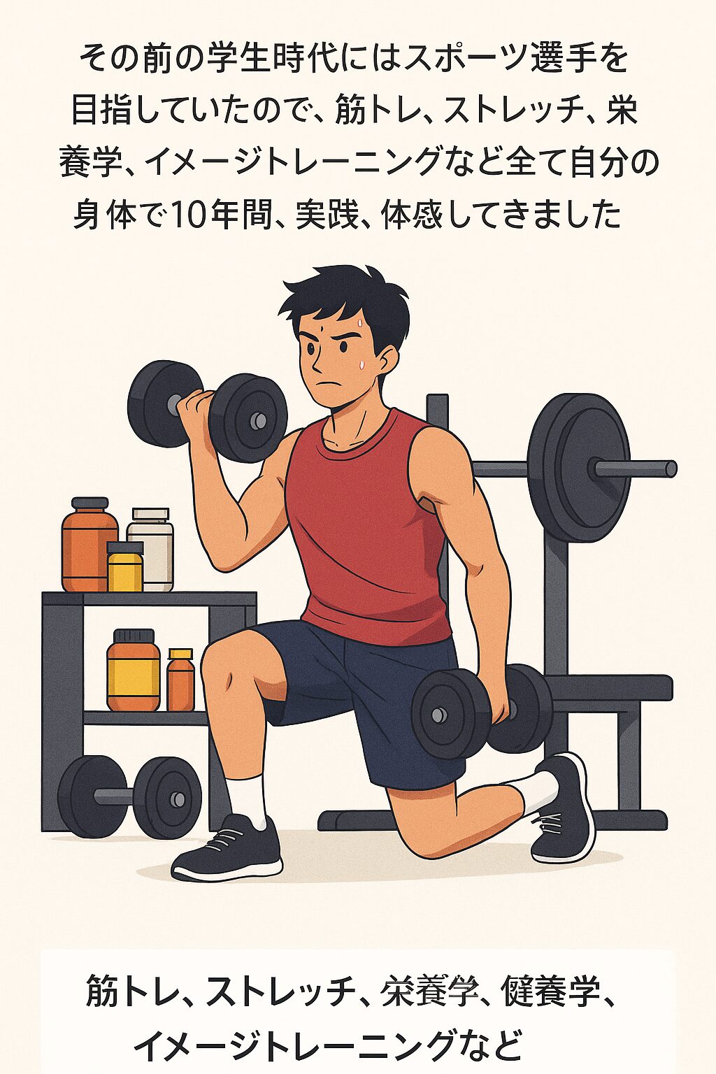 スポーツ選手を目指した10年の実践